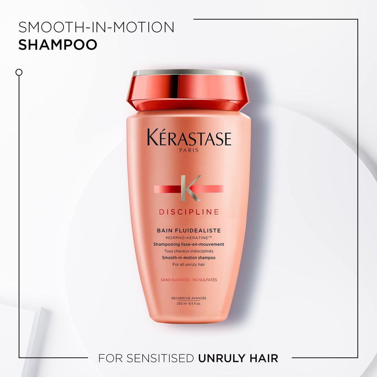 KÉRASTASE back label close-up detailing ingredients and directions