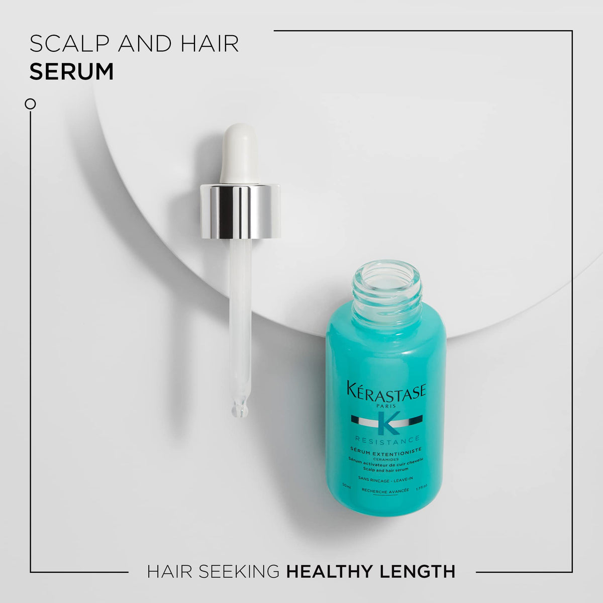 KÉRASTASE dropper detail demonstrating precise application for scalp