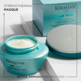 KÉRASTASE close-up cream texture demonstrating rich restorative consistency