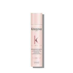 KÉRASTASE front packaging showing can and label, communicates premium freshness