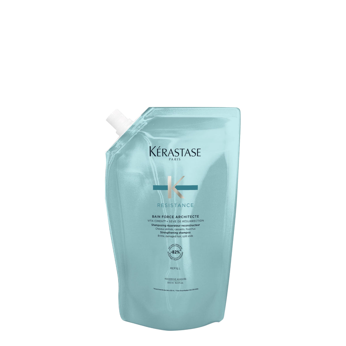 KÉRASTASE front packaging showing bottle and brand for visual identification and trust