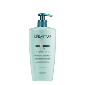 KÉRASTASE front packaging showing bottle and branding for salon-quality repair
