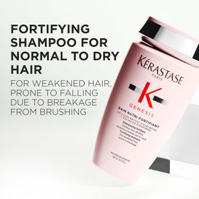 KÉRASTASE back label with ingredients and usage details for clarity