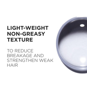 KÉRASTASE before-and-after comparison showcasing reduced breakage and visible improvement