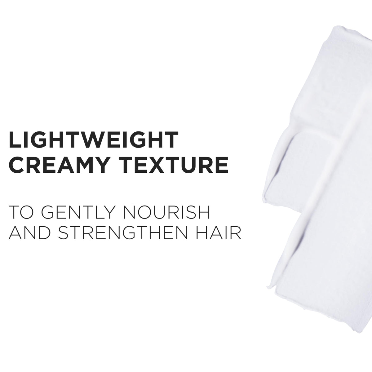 KÉRASTASE creamy conditioner texture demonstrating lightweight hydration