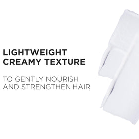 KÉRASTASE creamy conditioner texture demonstrating lightweight hydration