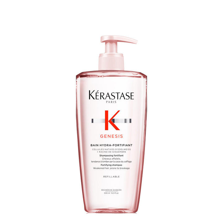 KÉRASTASE front bottle view showing packaging and product name benefit: professional-strength cleansing