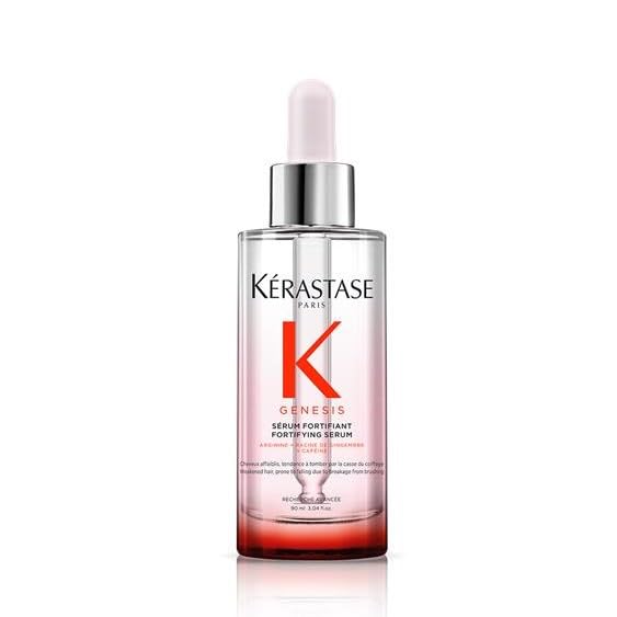 KÉRASTASE front bottle view shows sleek packaging and daily-strength benefit