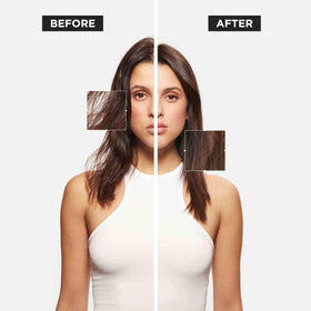 KÉRASTASE label close-up revealing ginger, caffeine, and arginine active ingredients