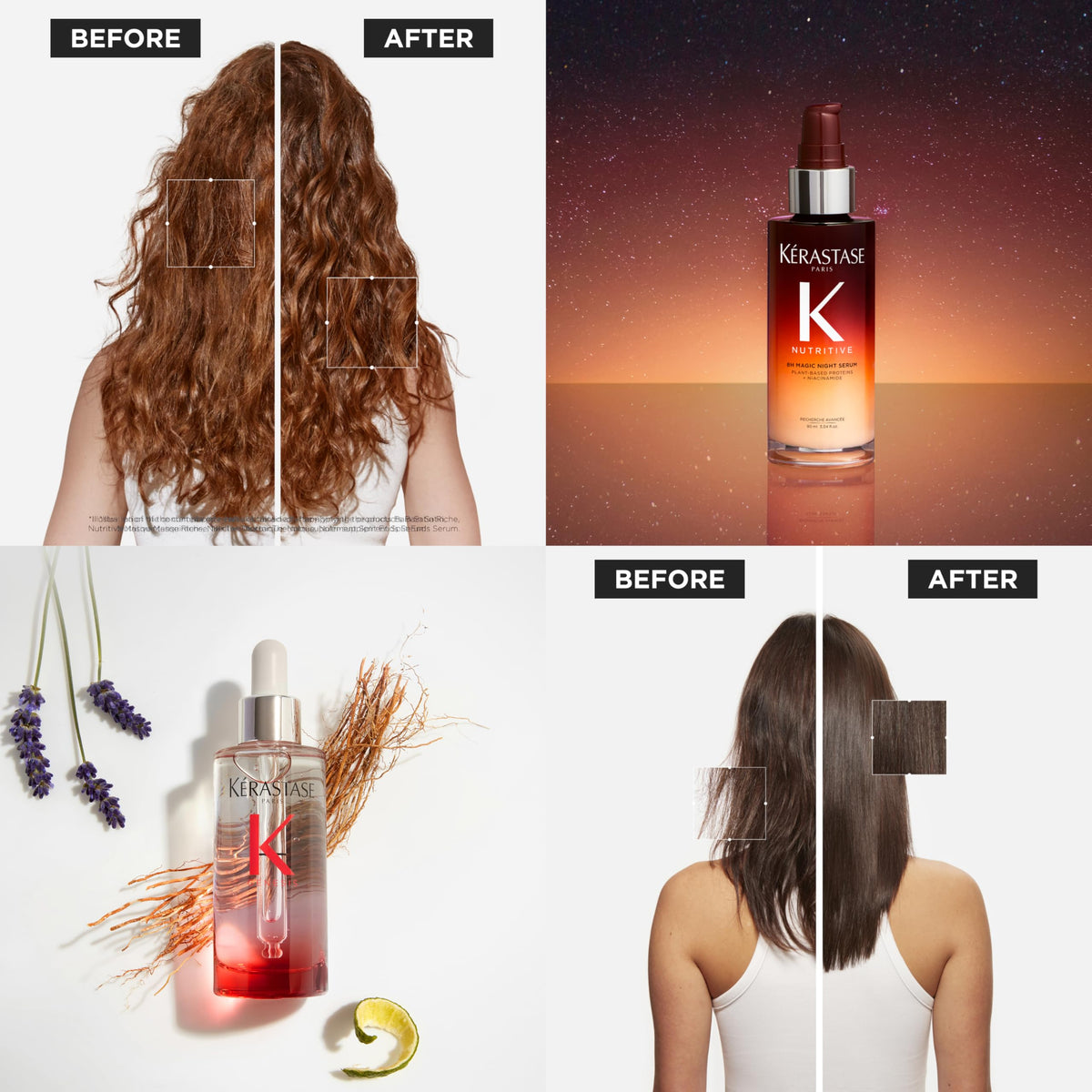 KÉRASTASE Genesis serum pipette close-up highlighting precision application and scalp care