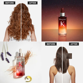 KÉRASTASE Genesis serum pipette close-up highlighting precision application and scalp care