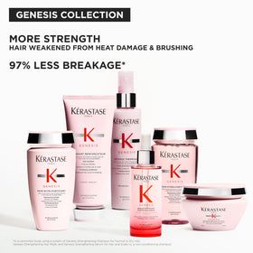 KÉRASTASE label close-up revealing key ingredients for ingredient transparency