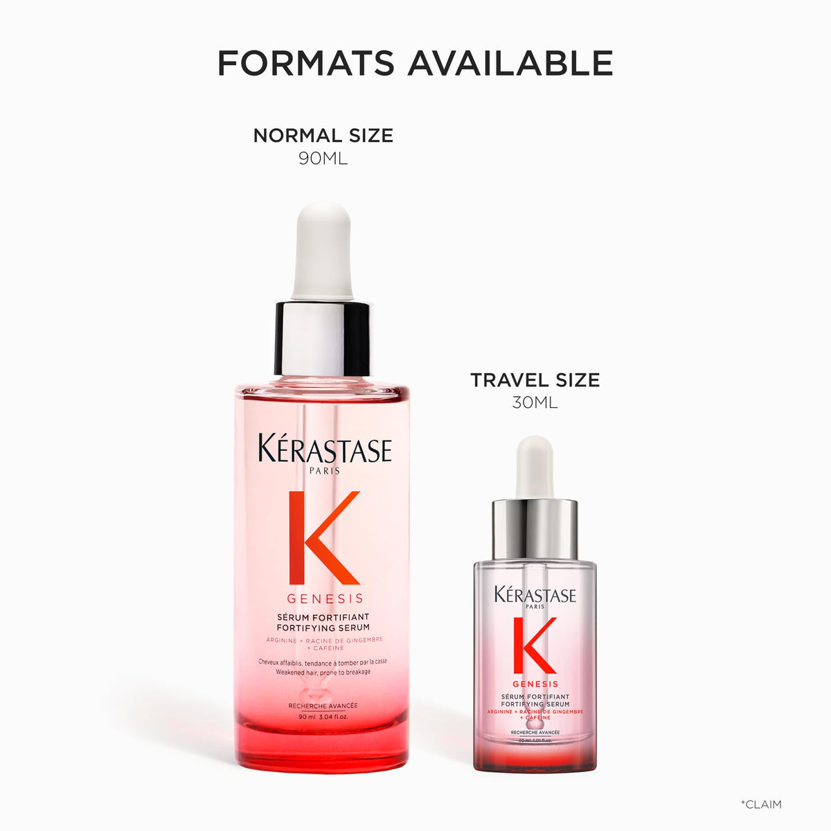 KÉRASTASE pipette dispensing serum highlighting precise application control