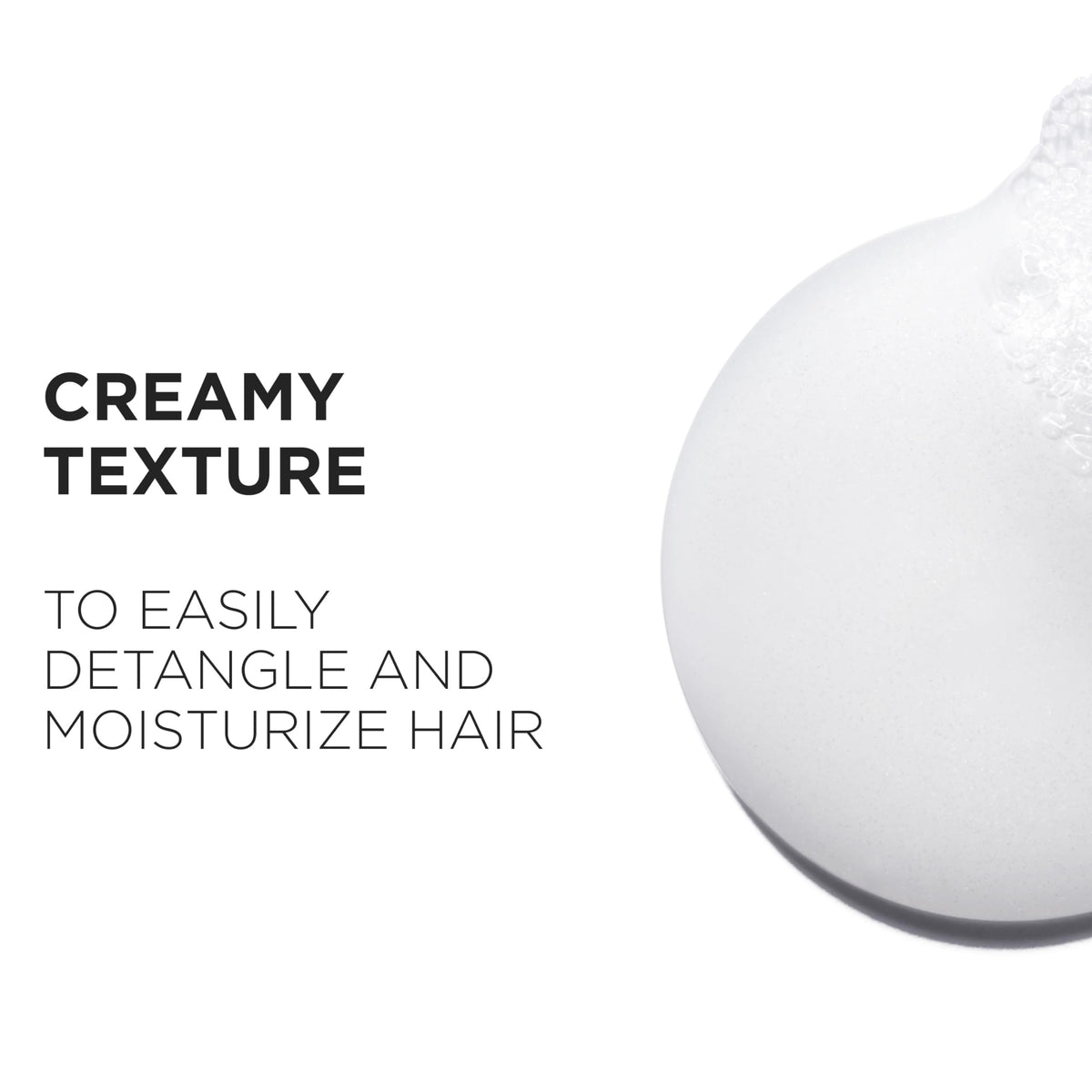 KÉRASTASE shampoo texture closeup highlighting nourishing consistency