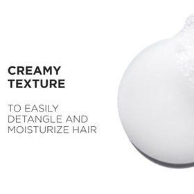 KÉRASTASE shampoo texture closeup highlighting nourishing consistency