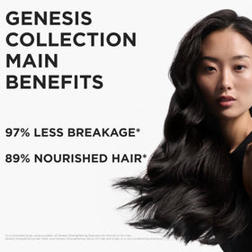 KÉRASTASE finished hair showing smoother shine and detangled look