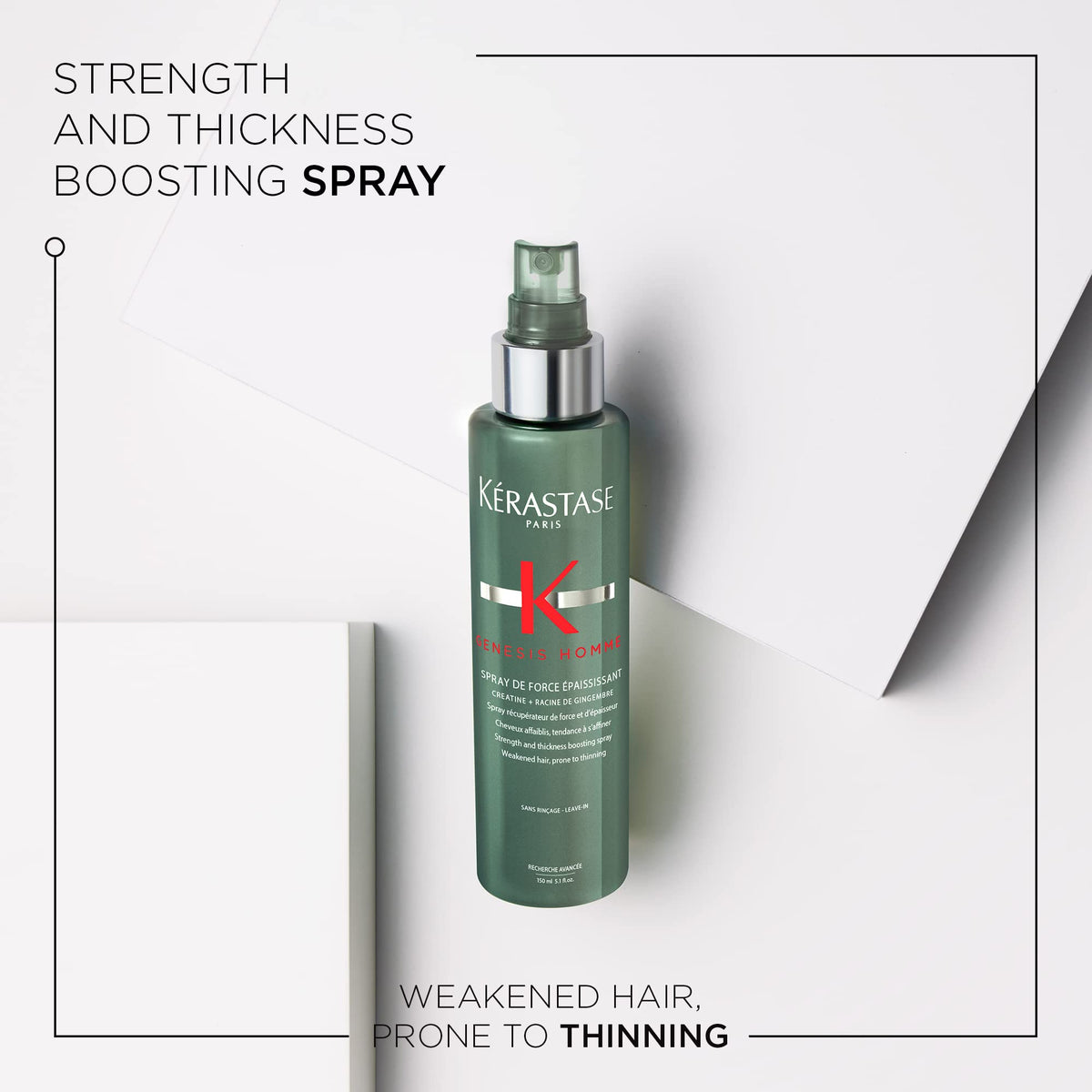 KÉRASTASE spray mist in motion delivering instant root lift and texture