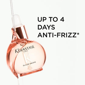KÉRASTASE Glaze Drops in bathroom as part of styling routine
