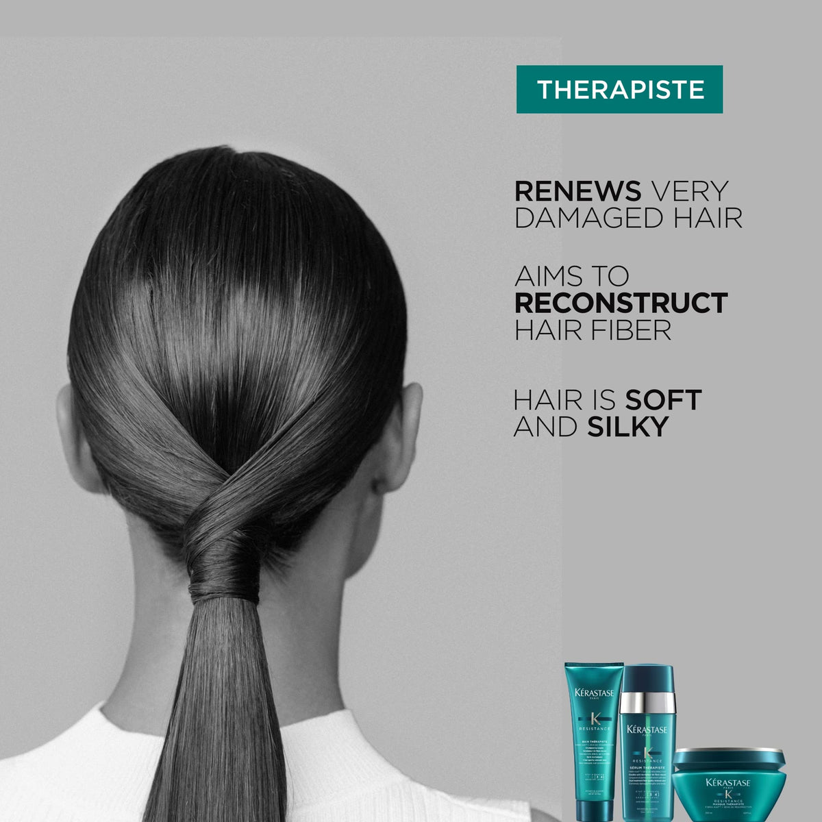 KÉRASTASE label detail highlighting product name and usage clarity