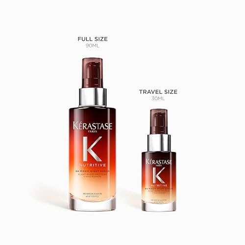 KÉRASTASE lifestyle bedroom scene with serum for easy overnight routine benefit