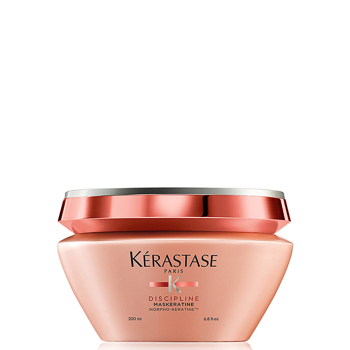 KÉRASTASE jar front view showing packaging and brand, highlights premium treatment benefit