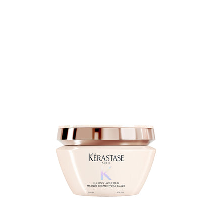 KÉRASTASE front jar showing product and glossy finish benefit