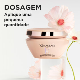 KÉRASTASE open jar angle highlighting rich cream for frizz control