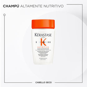 KÉRASTASE shampoo texture on hand highlighting nourishing hydration
