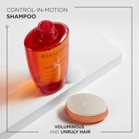 KÉRASTASE cap and pump detail highlighting precise dispensing and freshness