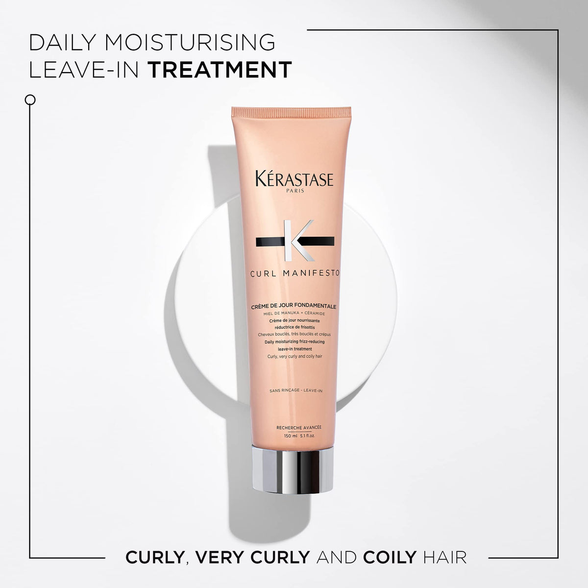 KÉRASTASE cream texture close-up highlights lightweight hydration