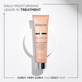 KÉRASTASE cream texture close-up highlights lightweight hydration