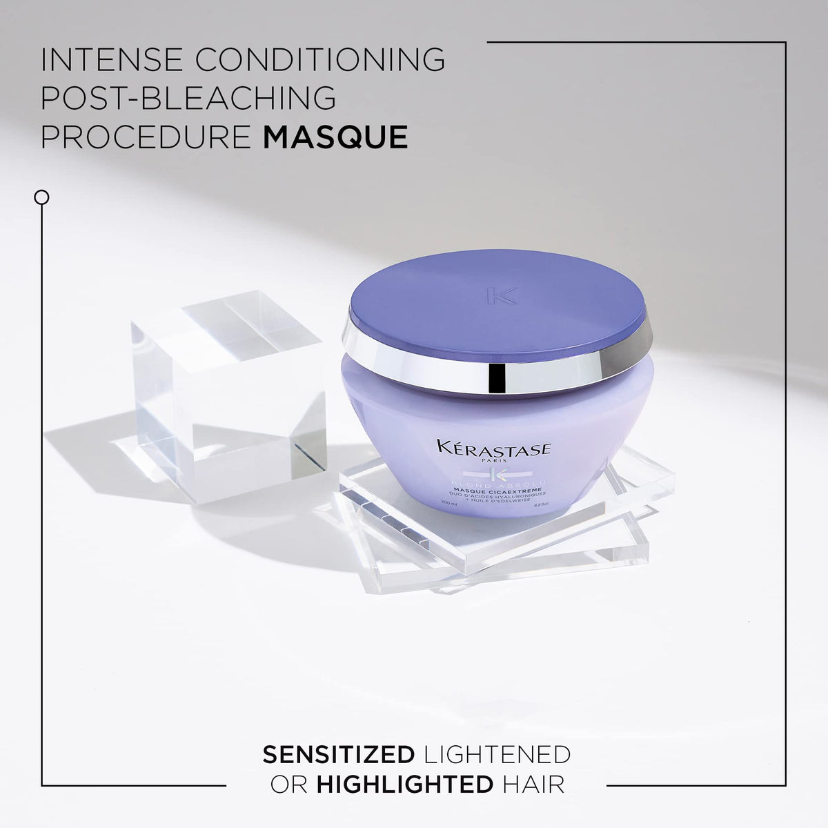 KÉRASTASE open jar close-up of rich mask texture for intense hydration