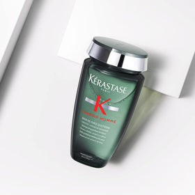 KÉRASTASE back packaging showing usage instructions for effective results
