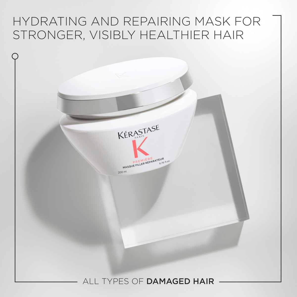 KÉRASTASE open lid showing creamy texture and easy-to-spread benefit