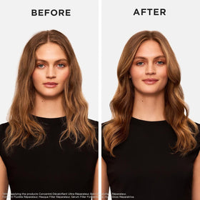 KÉRASTASE pre-shampoo bottle detail highlighting application and benefit