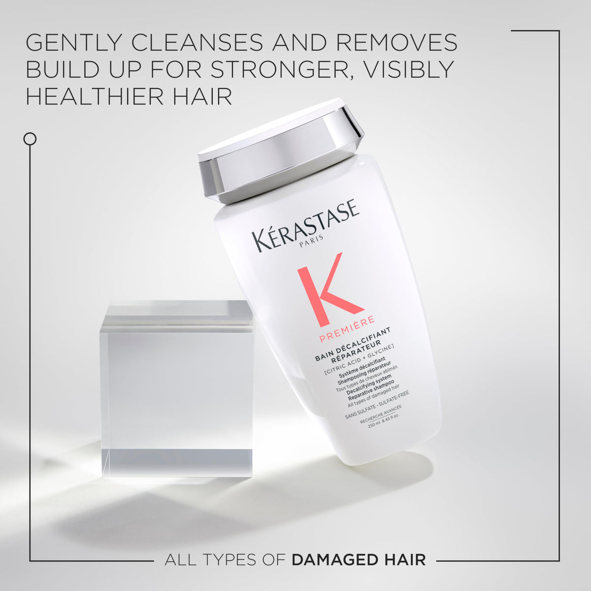 KÉRASTASE bottle pump dispensing shampoo for easy use
