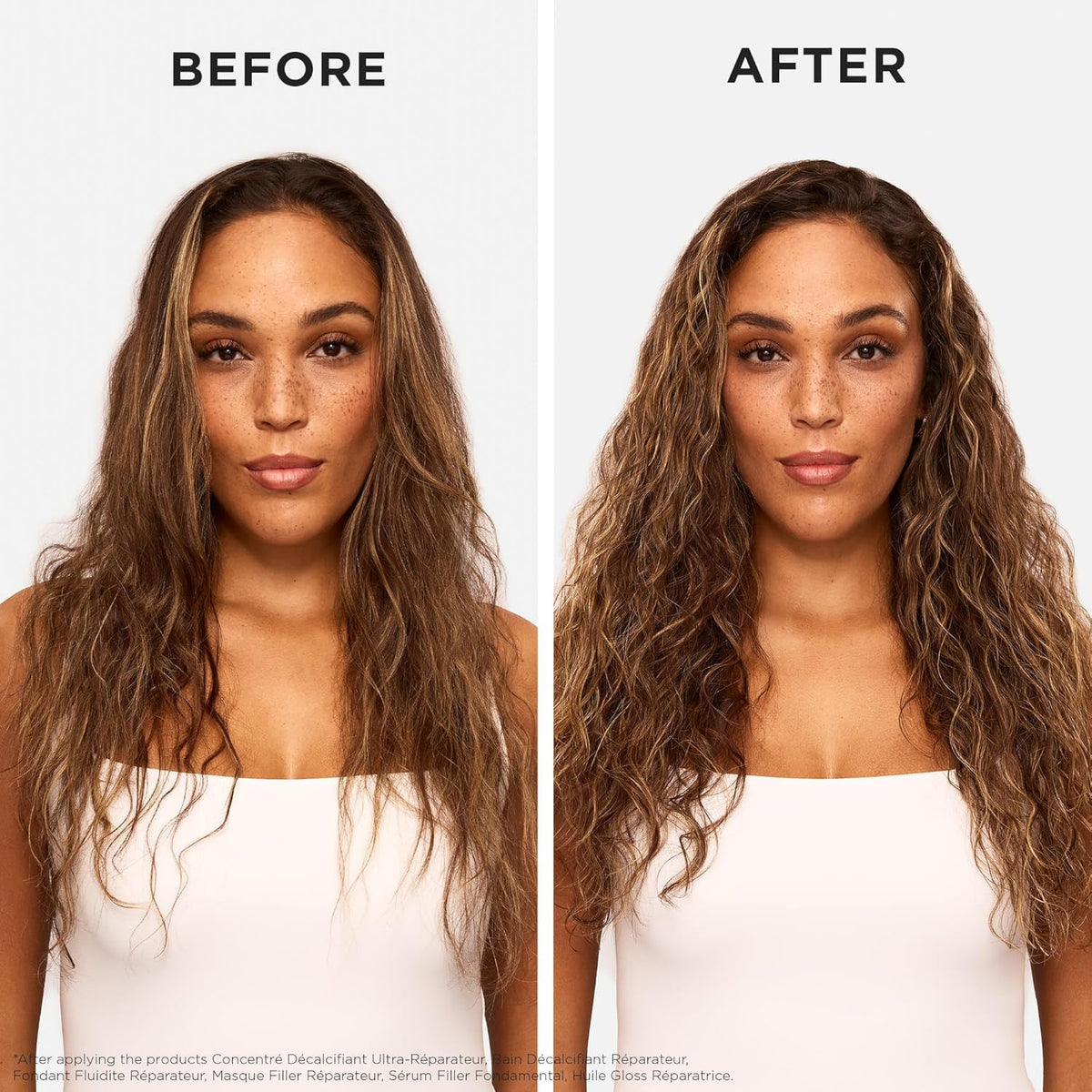 KÉRASTASE shampoo foaming lather demonstrating deep cleanse and shine