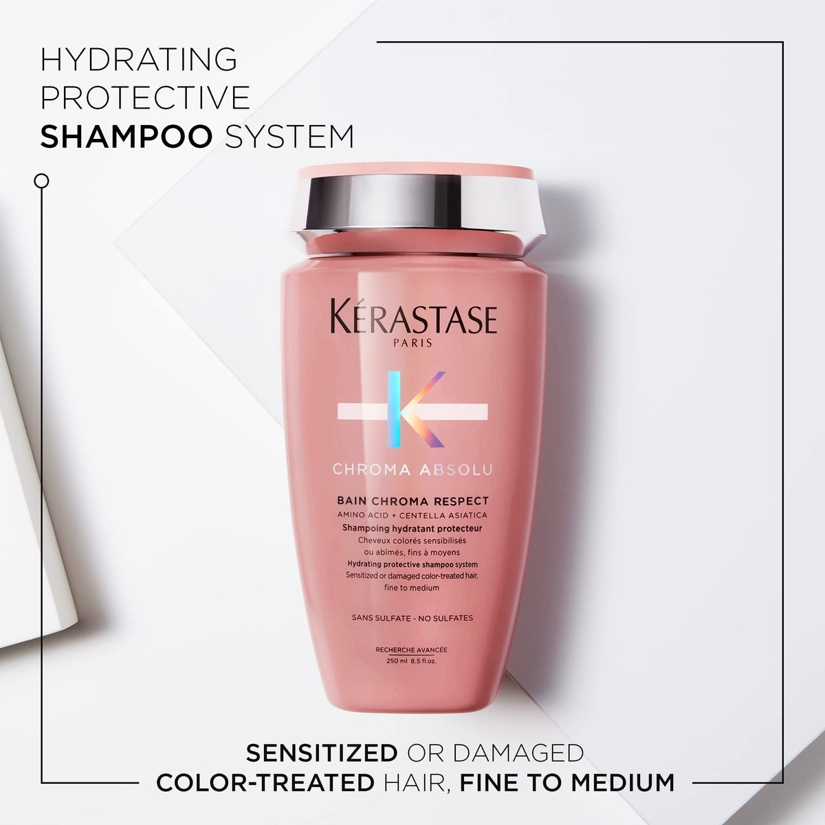 KÉRASTASE pump dispensing shampoo texture for easy application