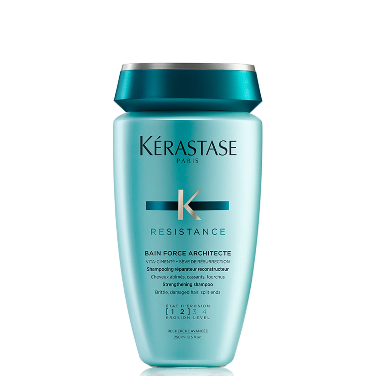 KÉRASTASE front bottle showing product and branding benefits