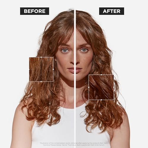 KÉRASTASE serum texture on hand showing lightweight absorption and smooth finish