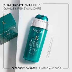 KÉRASTASE pump action dispensing serum for controlled application and easy use