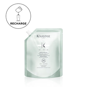 KÉRASTASE close-up of shampoo foam texture revealing gentle lather