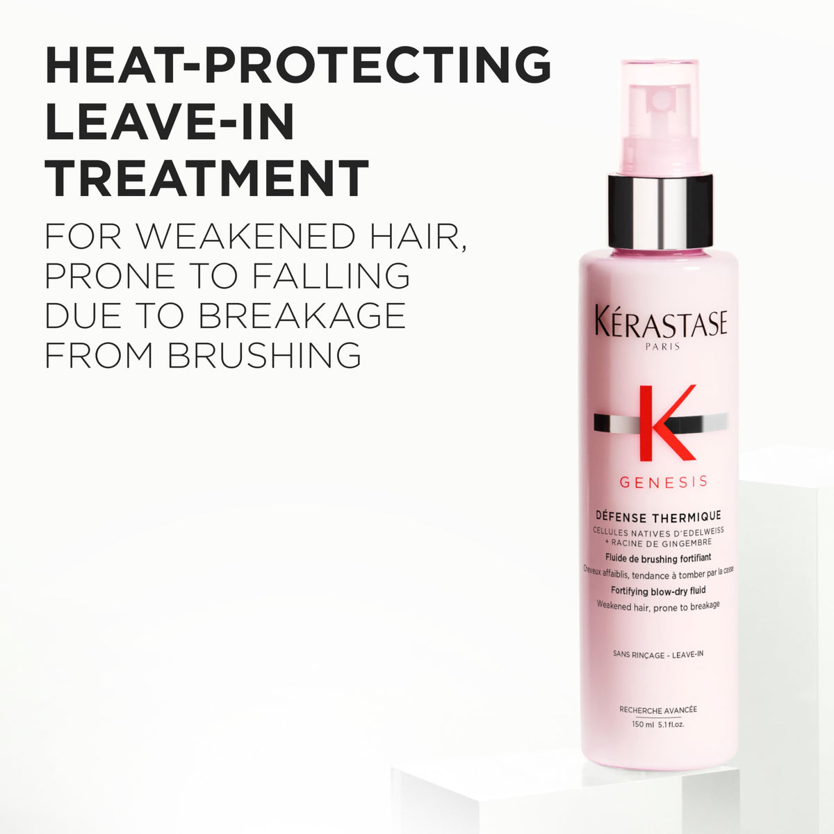 KÉRASTASE spray nozzle detail ensuring even application and control