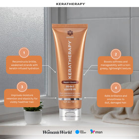 KERATHERAPY argan oil and caviar extract ingredients boosting nourishment