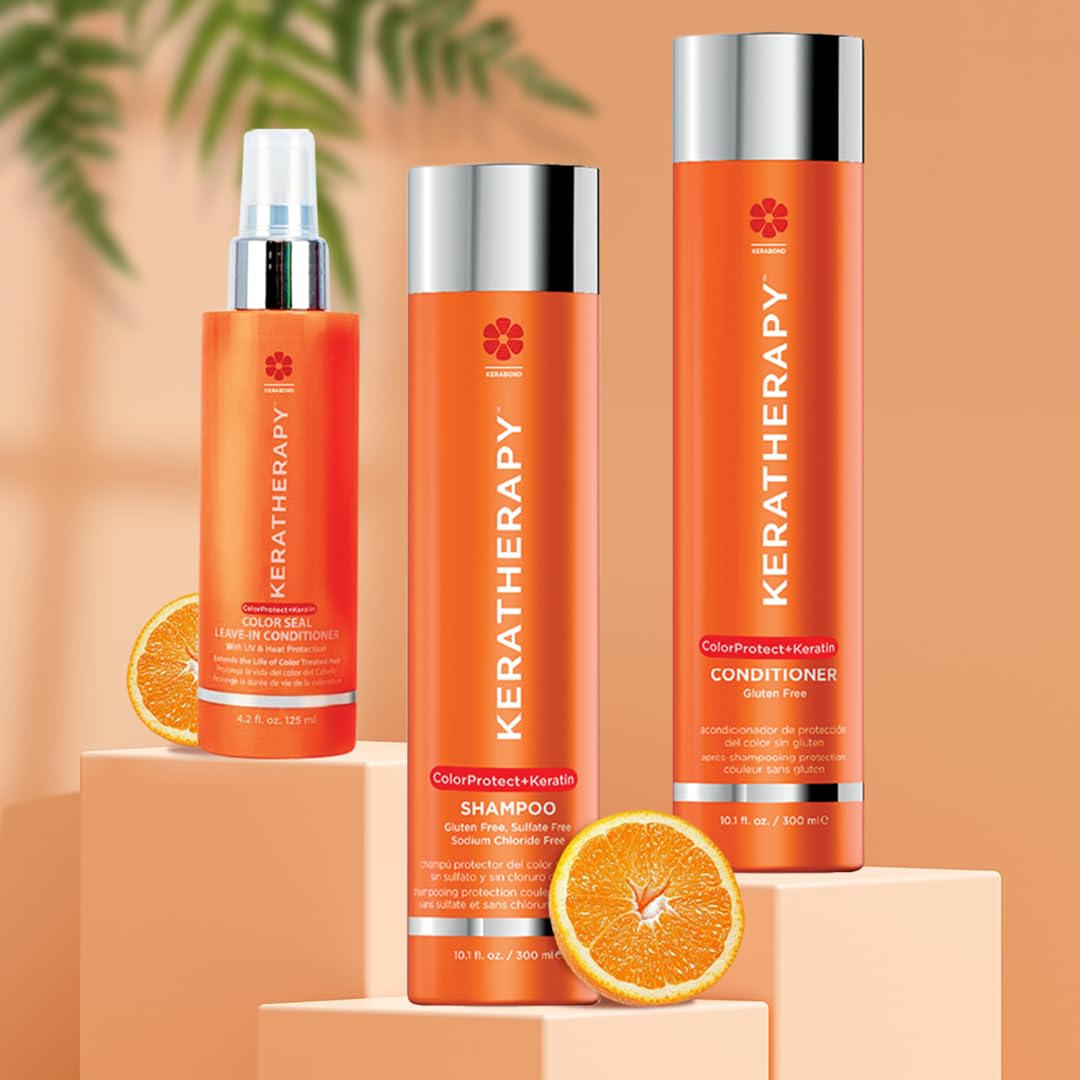 KERATHERAPY mango and raspberry ingredients illustrating natural antioxidants