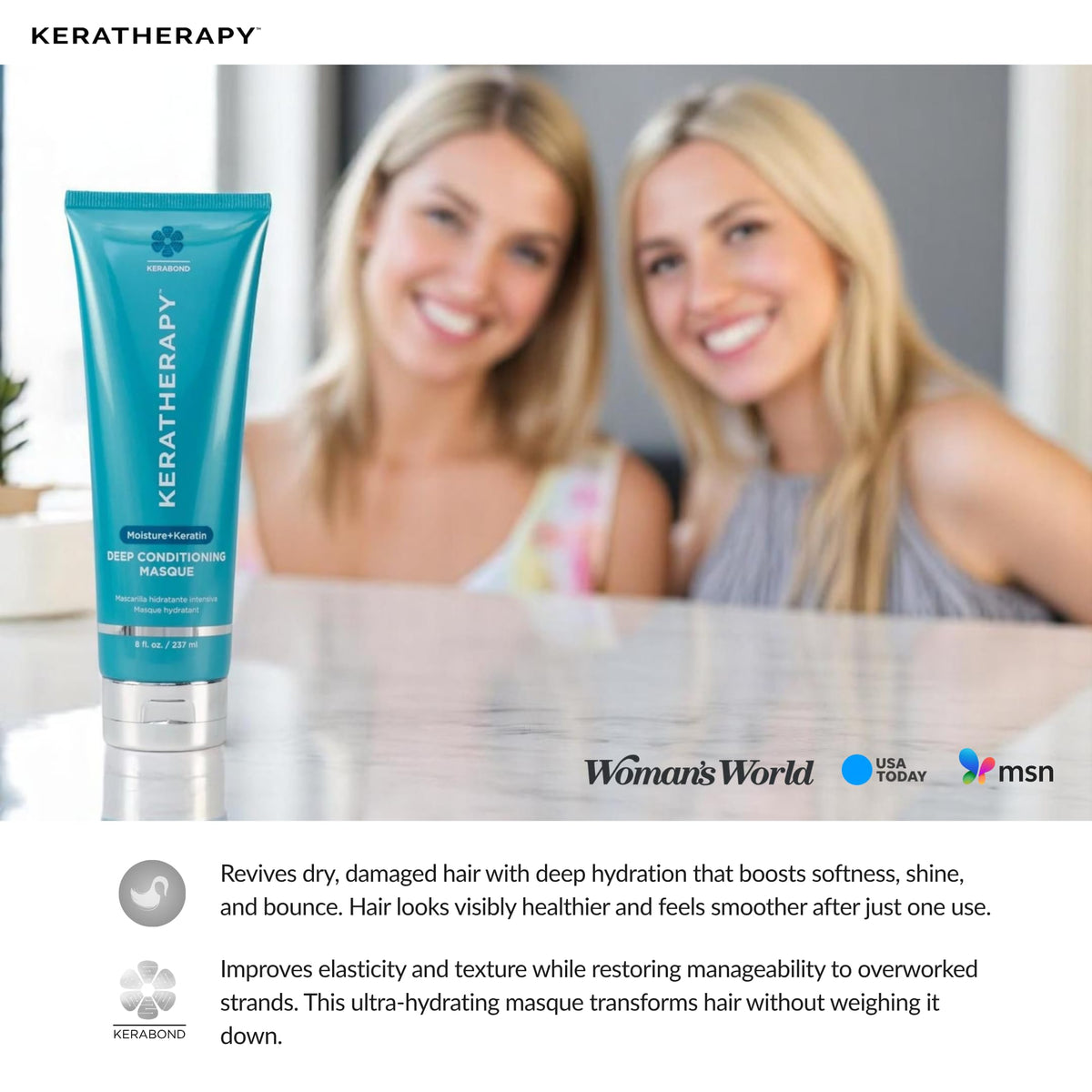 KERATHERAPY ingredient flatlay with jojoba and walnut illustrating nourishment