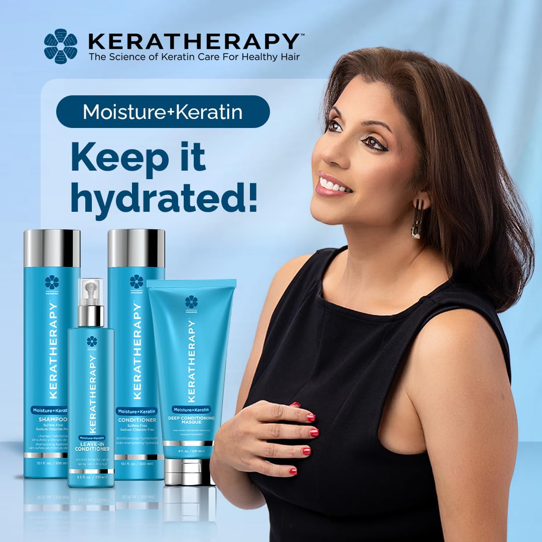KERATHERAPY in shower scene demonstrating everyday use and control