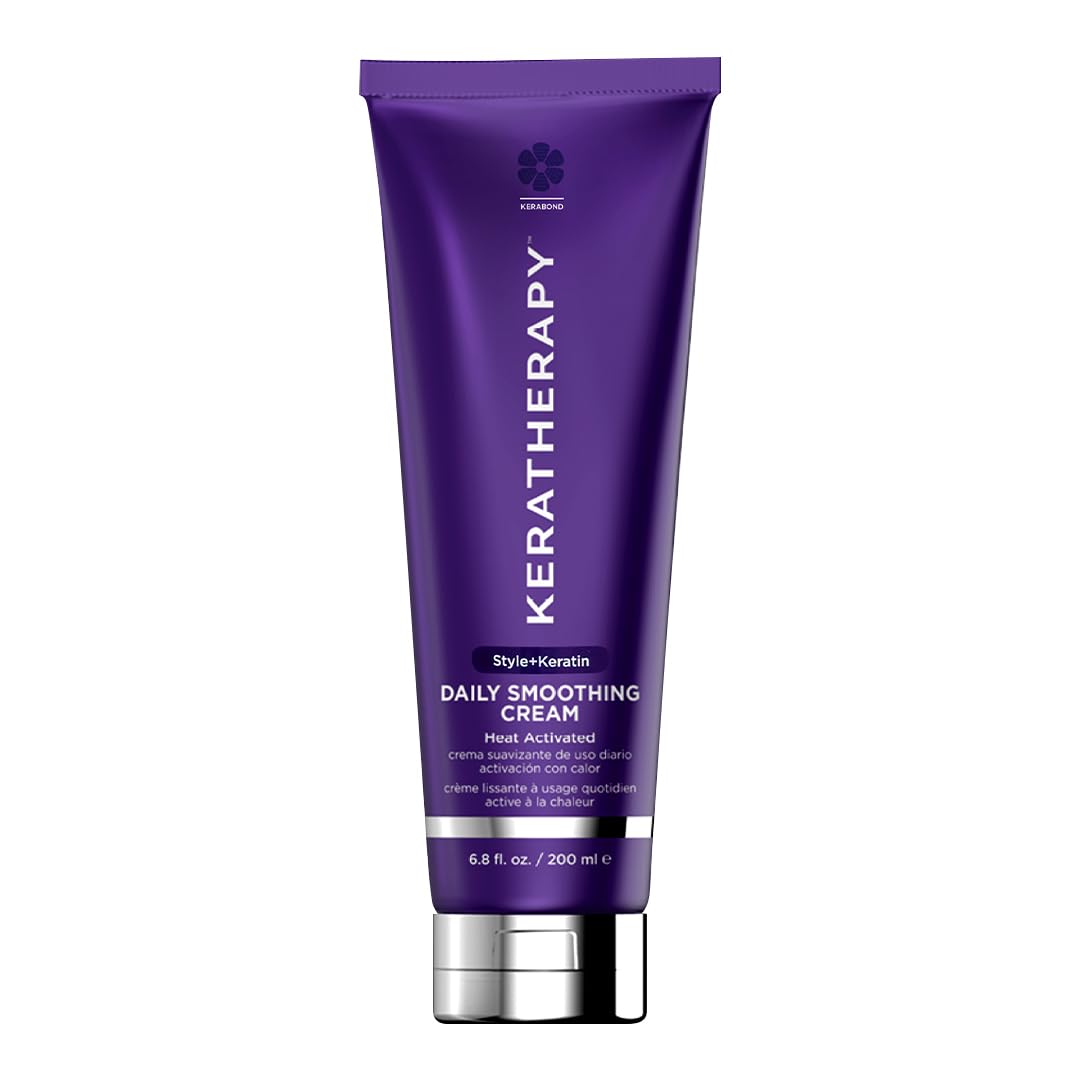 KERATHERAPY front packaging showing bottle and brand, highlights easy application