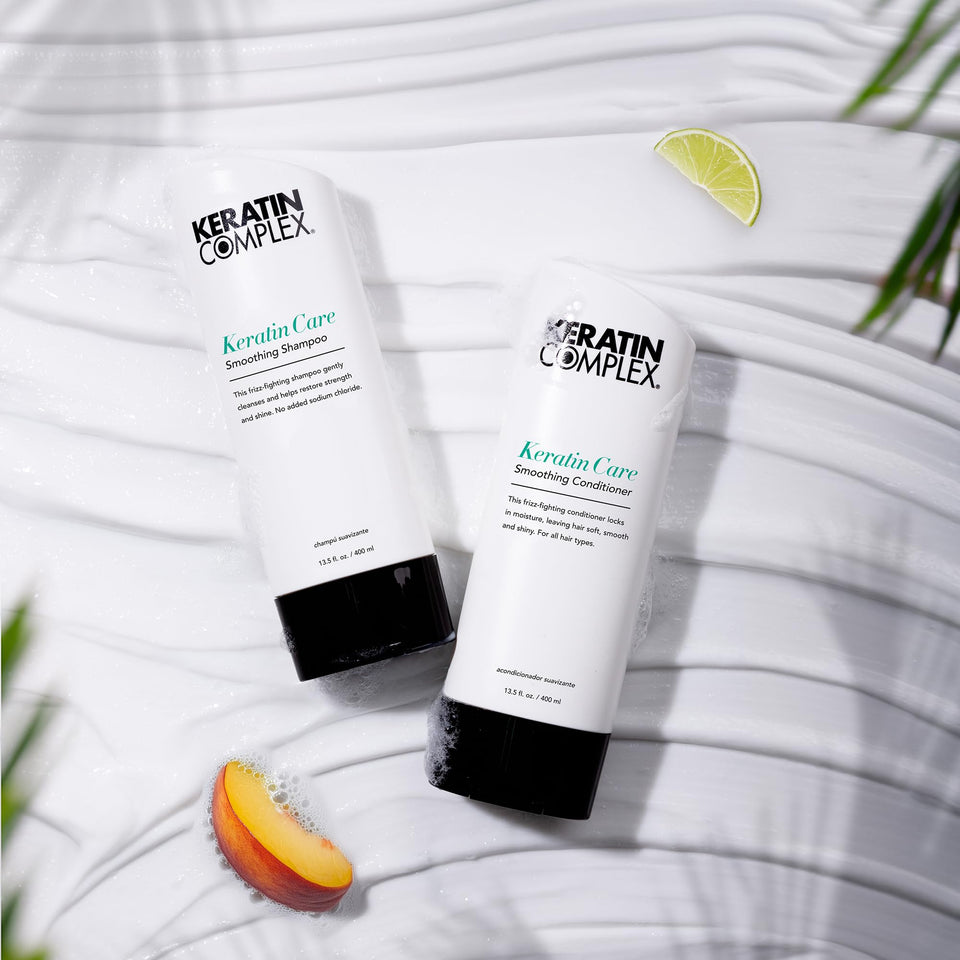 Keratin Complex duo front packaging showing bottles, conveying professional results