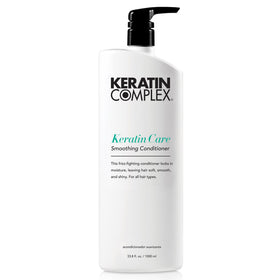 Keratin Complex front bottle showing product label and professional size benefit